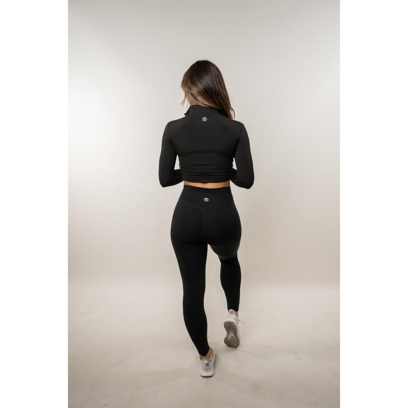 Effortless Cropped Sport Jacket